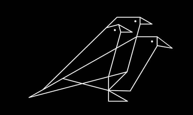 三只喜鹊logo