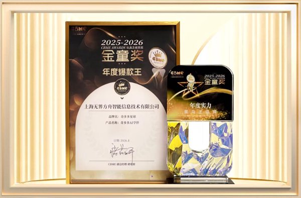 2026年1月获CBME 2025 年度爆款王 黑马王品牌