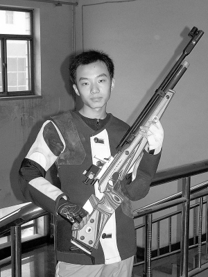 记亚洲中学生射击比赛男子气步枪团体冠军获得