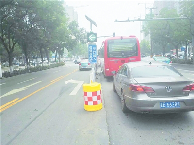 市区设置首个借道左转路口