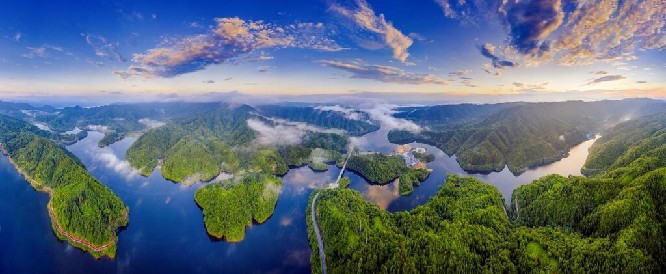 太阳湖。石柱文化旅游委供图 第1眼TV-华龙网 发